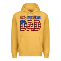 Mustard all american dad Premium Hoodie - Zillion Design Studio