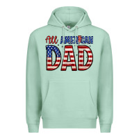 Seafoam all american dad Premium Hoodie - Zillion Design Studio