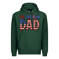 Sports Green all american dad Premium Hoodie - Zillion Design Studio