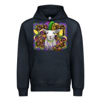 Navy mardi gras baby sheep king cake fleur de lis Urban Hoodie - RanaPortraitStore