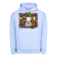 Pigment Grape Ice mardi gras baby sheep king cake fleur de lis Urban Hoodie - RanaPortraitStore