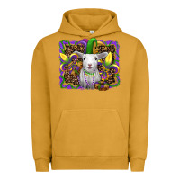 Pigment Peanut Butter mardi gras baby sheep king cake fleur de lis Urban Hoodie - RanaPortraitStore