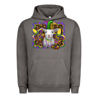 Pigment Tornado mardi gras baby sheep king cake fleur de lis Urban Hoodie - RanaPortraitStore