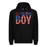 Black all American boy Premium Hoodie - Zillion Design Studio