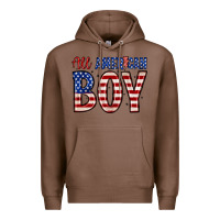 Chestnut all American boy Premium Hoodie - Zillion Design Studio