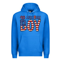 True Royal all American boy Premium Hoodie - Zillion Design Studio