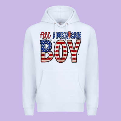 All American Boy Premium Hoodie Designed By Zillion Design Studio