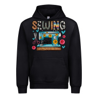 Black sewing life Urban Hoodie - Zillion Design Studio
