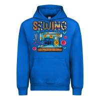 Cobalt sewing life Urban Hoodie - Zillion Design Studio