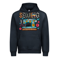 Navy sewing life Urban Hoodie - Zillion Design Studio