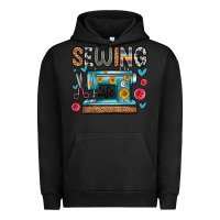 Pigment Black sewing life Urban Hoodie - Zillion Design Studio