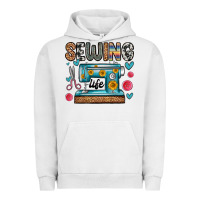 Pigment Lunar Rock sewing life Urban Hoodie - Zillion Design Studio