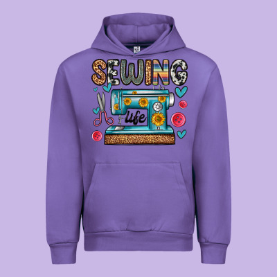 Sewing Life Urban Hoodie Designed By Zillion Design Studio