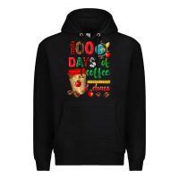 Black 100 days of coffee and chaos Premium Hoodie - texasbilliewilder