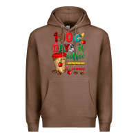 Chestnut 100 days of coffee and chaos Premium Hoodie - texasbilliewilder