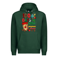 Sports Green 100 days of coffee and chaos Premium Hoodie - texasbilliewilder