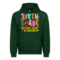 Forest Green sixth grade energy Urban Hoodie - texasbilliewilder
