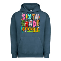 Pigment Midnight Navy sixth grade energy Urban Hoodie - texasbilliewilder
