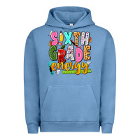 Pigment Pebble Blue sixth grade energy Urban Hoodie - texasbilliewilder