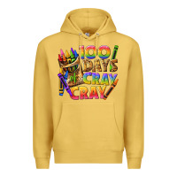 Antique Gold 100 days of cray cray tbw Premium Hoodie - texasbilliewilder
