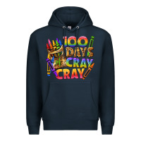 Navy 100 days of cray cray tbw Premium Hoodie - texasbilliewilder