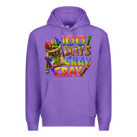 Purple 100 days of cray cray tbw Premium Hoodie - texasbilliewilder