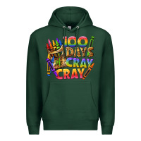 Sports Green 100 days of cray cray tbw Premium Hoodie - texasbilliewilder