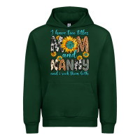 Forest Green i have two titles mom and nanny and i rock them bo Urban Hoodie - Zillion Design Studio