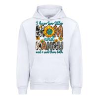 White i have two titles mom and nanny and i rock them bo Urban Hoodie - Zillion Design Studio