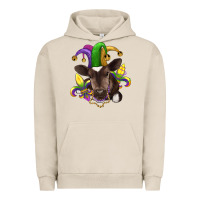Pigment French Oak mardi gras baby cow Urban Hoodie - RanaPortraitStore