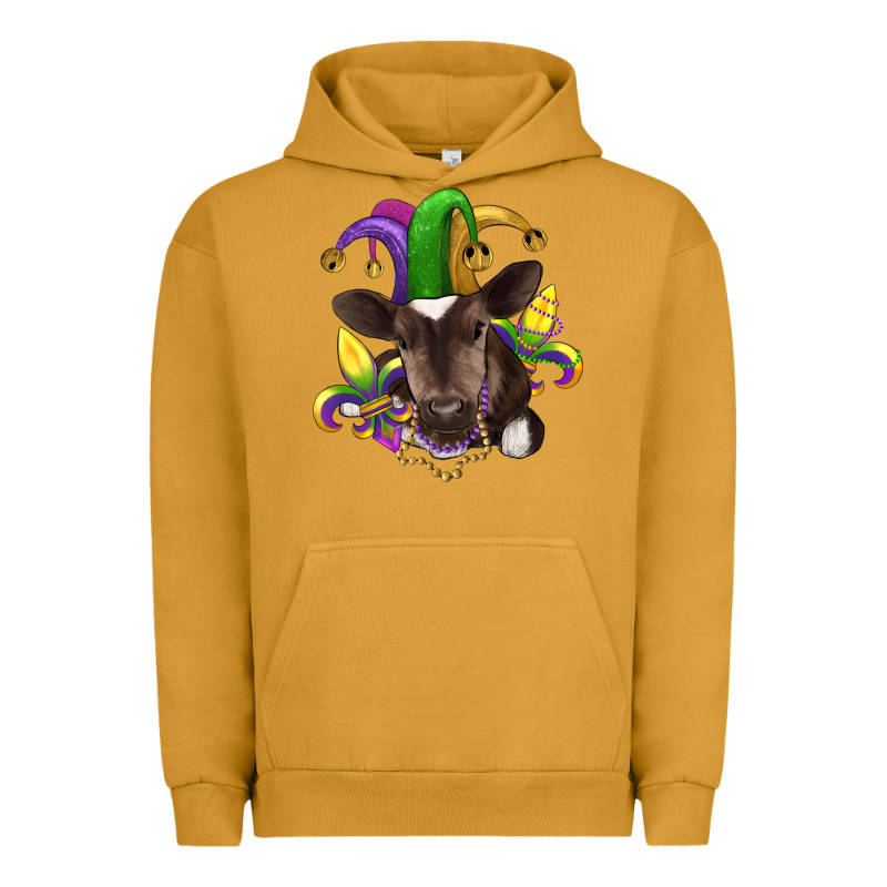 Mardi Gras Baby Cow Urban Hoodie by RanaPortraitStore | Teevron