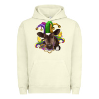 Pigment Pistachio mardi gras baby cow Urban Hoodie - RanaPortraitStore
