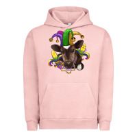 Pigment Salmon mardi gras baby cow Urban Hoodie - RanaPortraitStore