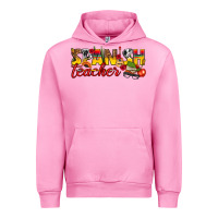 Fuchsia Pink spanish teacher Urban Hoodie - texasbilliewilder