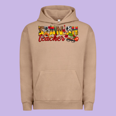 Spanish Teacher Urban Hoodie Designed By Texasbilliewilder