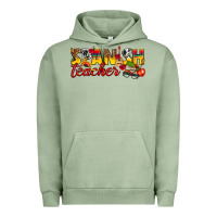 Pigment Oil Green spanish teacher Urban Hoodie - texasbilliewilder