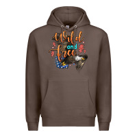 Coffee wild and free Premium Hoodie - Zillion Design Studio