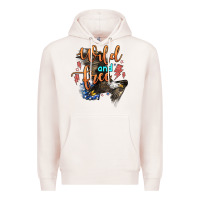 Pale Pink wild and free Premium Hoodie - Zillion Design Studio