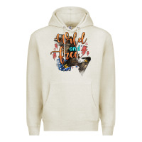 Oatmeal Heather wild and free Premium Hoodie - Zillion Design Studio
