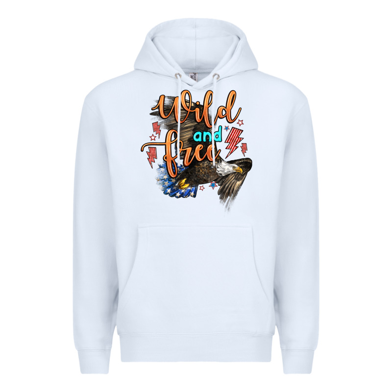 Wild And Free Premium Hoodie by Zillion Design Studio | Teevron
