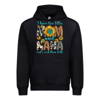 Black i have two titles mom and nana and i rock them bot Urban Hoodie - Zillion Design Studio
