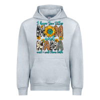 Heather Grey i have two titles mom and nana and i rock them bot Urban Hoodie - Zillion Design Studio