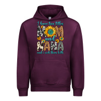 Mauve Wine i have two titles mom and nana and i rock them bot Urban Hoodie - Zillion Design Studio