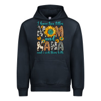 Navy i have two titles mom and nana and i rock them bot Urban Hoodie - Zillion Design Studio