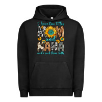 Pigment Black i have two titles mom and nana and i rock them bot Urban Hoodie - Zillion Design Studio