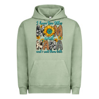 Pigment Oil Green i have two titles mom and nana and i rock them bot Urban Hoodie - Zillion Design Studio
