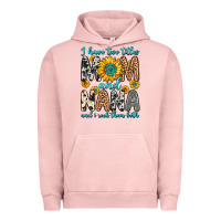 Pigment Salmon i have two titles mom and nana and i rock them bot Urban Hoodie - Zillion Design Studio