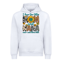 White i have two titles mom and nana and i rock them bot Urban Hoodie - Zillion Design Studio