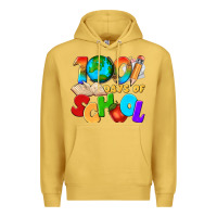 Antique Gold 100 days of school Premium Hoodie - texasbilliewilder