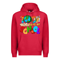 Cardinal 100 days of school Premium Hoodie - texasbilliewilder